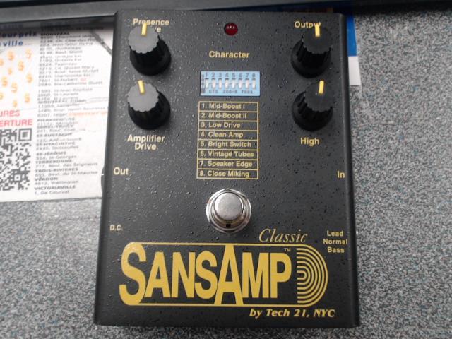 Pedal de guitar tech 21 sansamp