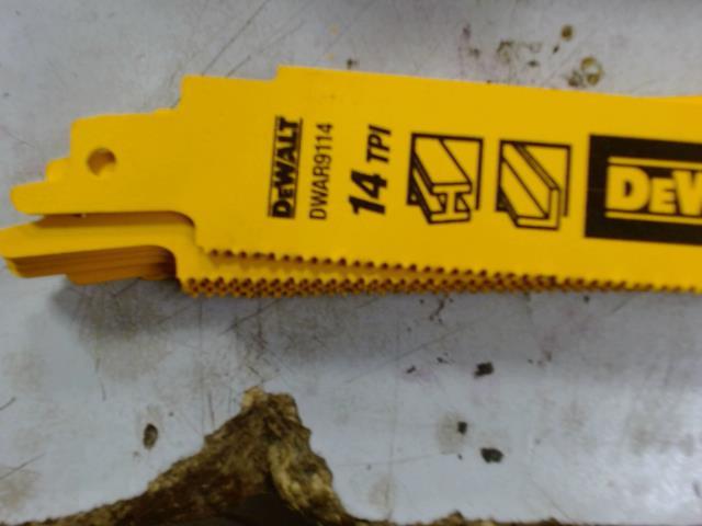 Dewalt lame pour sawzall 14p