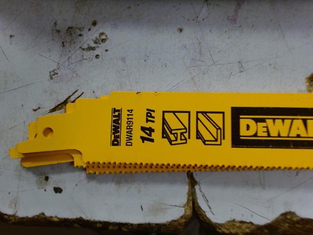 Dewalt lame pour sawzall 14p