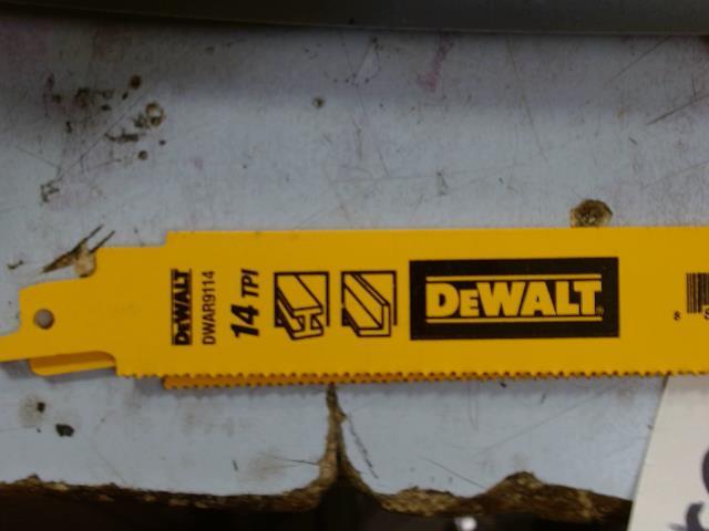 Dewalt lame pour sawzall 14p