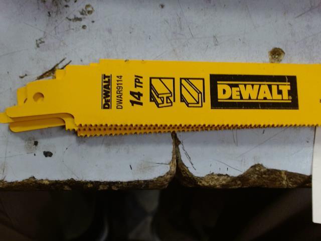 Dewalt lame pour sawzall 14p