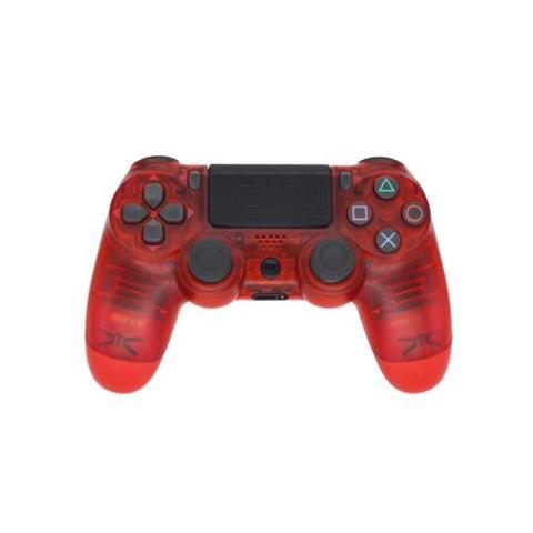 Replique de manette ps4 rouge transparen