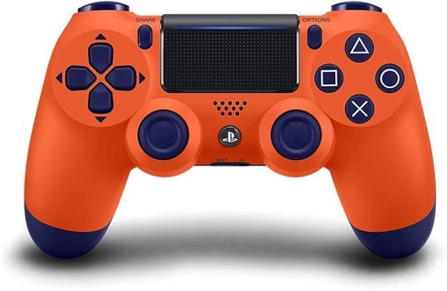 Replique de manette ps4 orange et mauve