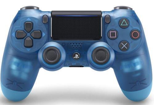 Replique de manette ps4 bleu trasnparent