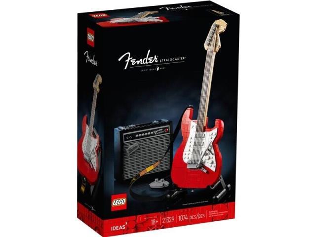 Lego fender stratocaster 1074pcs