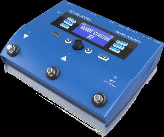 Voice play pedal for studio