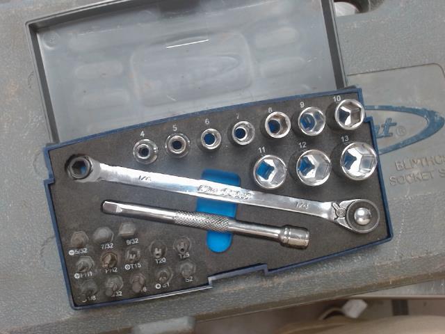 Socket/kit ratchet set blue-point