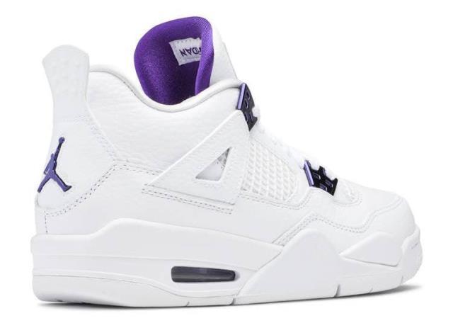 Jordan 4 retro white purple replica