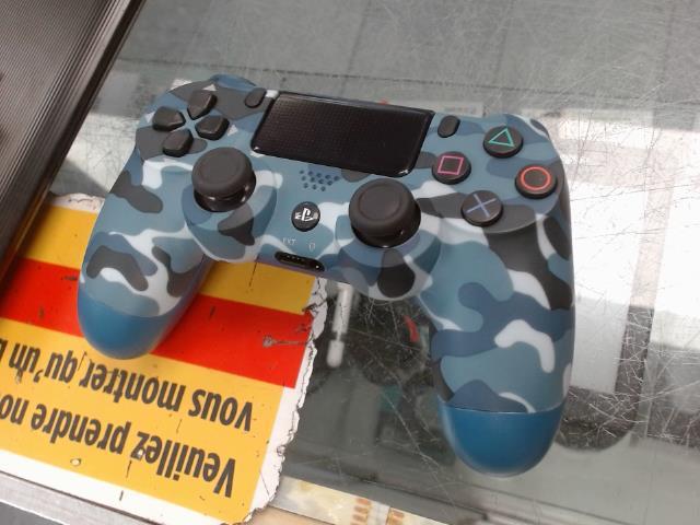 Manette dew ps4 camo bleu (neuve)