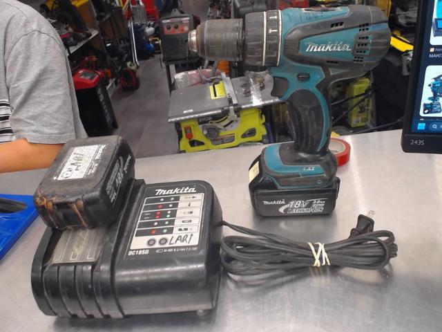 Kit hammer drill+2 batt+charger