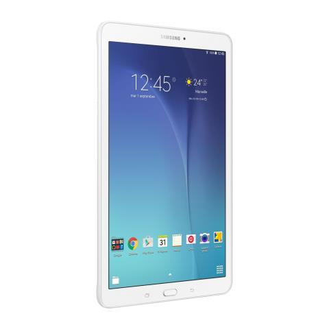 Samsung tablette sm-t560 blanche+case