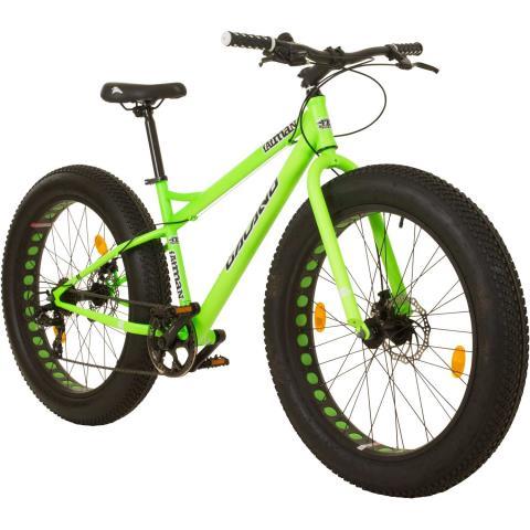 Velo vert/jaune fluo gros tires