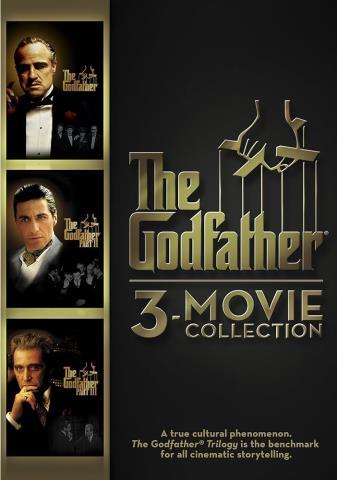 Cffret dvd the godfather 3 films neuf