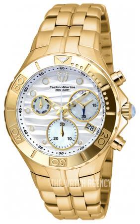 Montre technomarine couleur gold