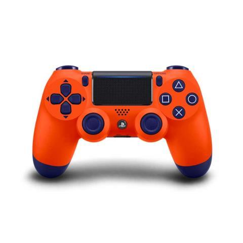 Replique de manette ps4 orange bleu