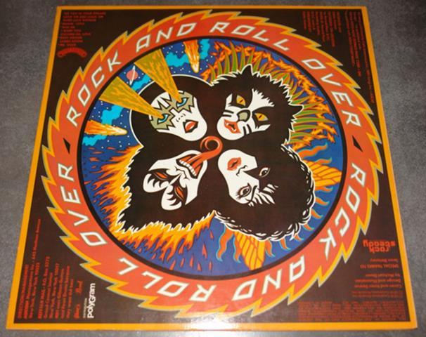 Kiss rock and roll over vinyl