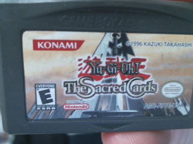 Yu gi oh the sacred card gameboy advance