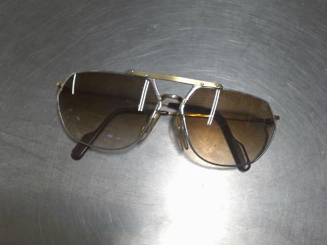 Lunette old school style gold aviator