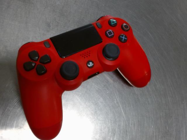 Manette ps4 rouge + cable