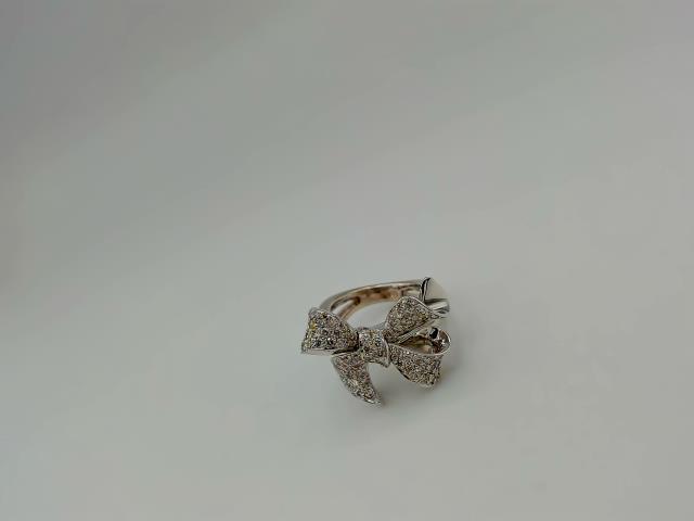 BAGUE AVEC DIAM EN OR 18KT