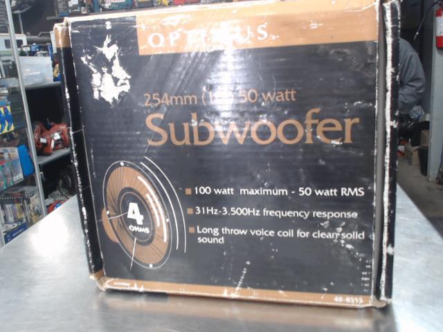 Subwoofer 254mm 50 watt 4ohms