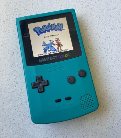 Gameboy color verte pas de back+no sound