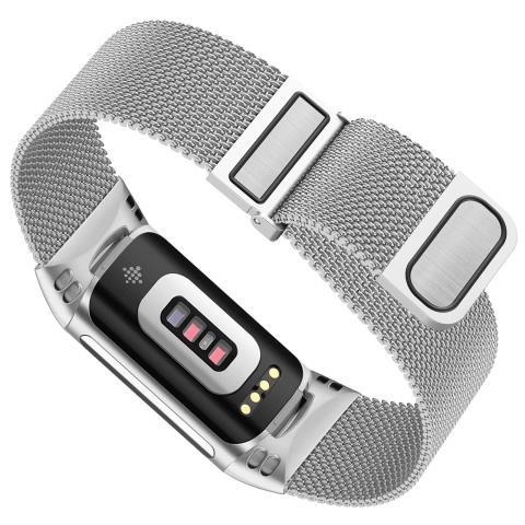 Fitbit grise avec chartge