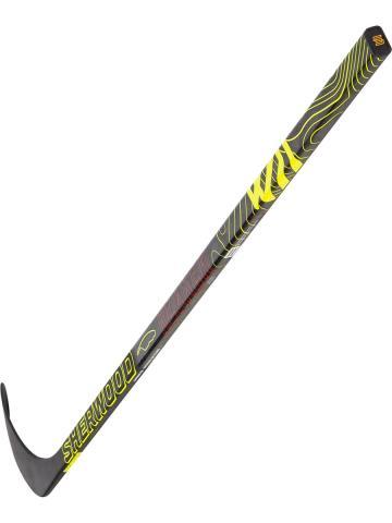 Baton de hockey bleu noir