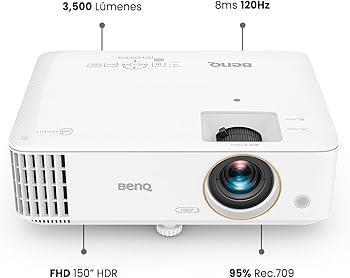 Projecteur benq blanc sans menettes