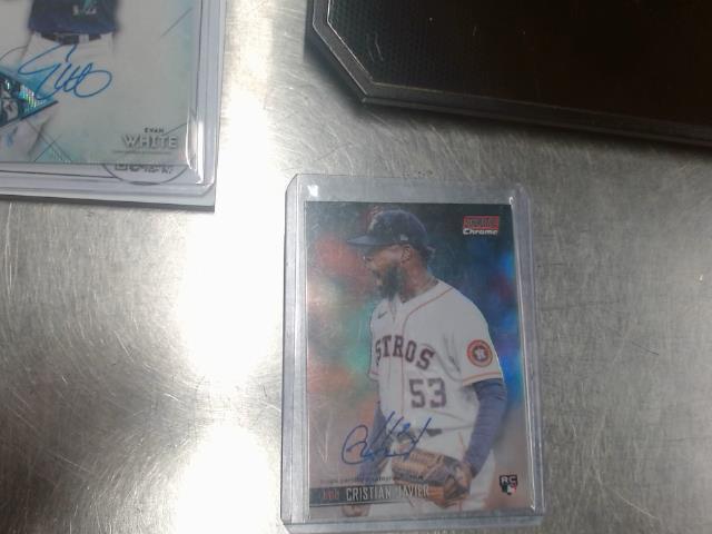 Cristian javier signed auto 2/5