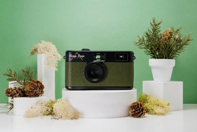 Screen-free digital camera verte