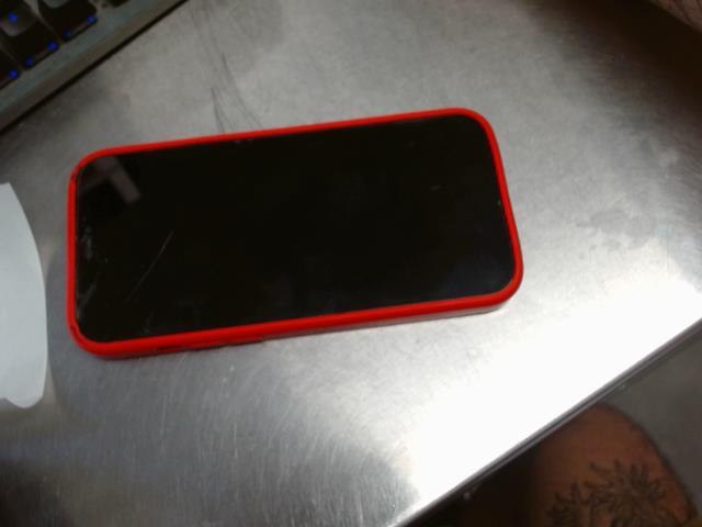 Iphone 12 pro max cracked back bleu