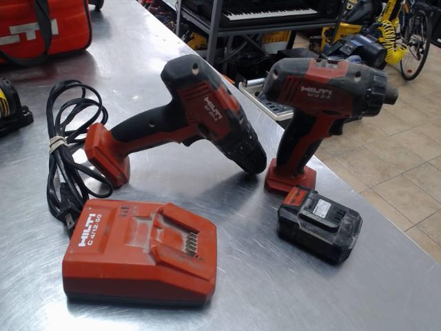 Drill hilti +impact + charg + batt ds sc