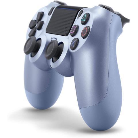 Replique manette ps4 bleu argenter