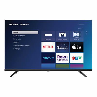 43 inch 4k roku smart tv phillips