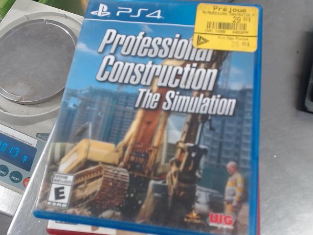 Professional construction the simulation