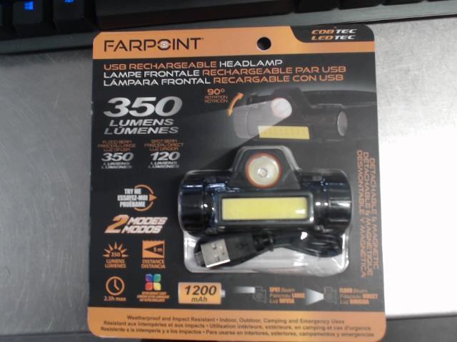 Lampe frontale 350 lumens farpoint