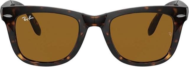 Lunette rayban brune fold