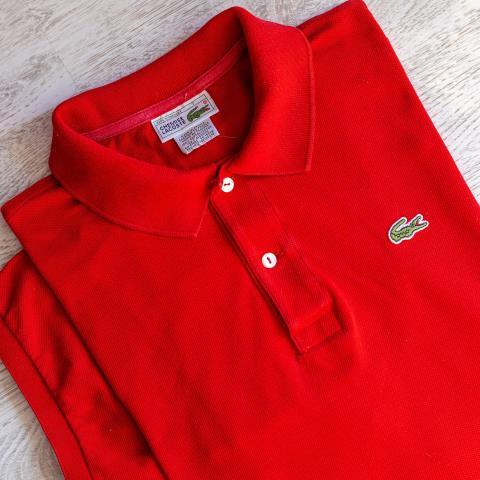 Chemise rouge lacoste size medium