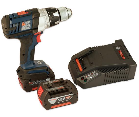 Bosch drill + chargeur + deux batterie