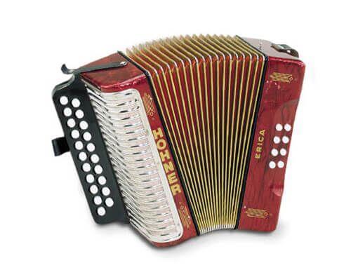 Acordeon honner dans boite bois