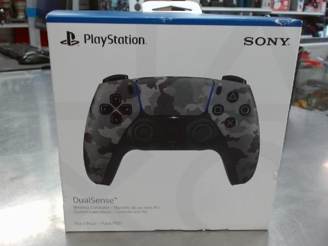 Manette ps5 camo noire/gris