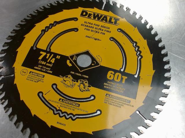 Blade dewalt 7 1/4 new