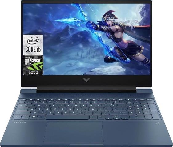 Laptop victus bleu 350ti 8gb 512ssd