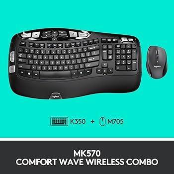 Clavier mk570 logitech comfort wave