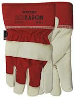 Gants de travail en cuir (red baron)