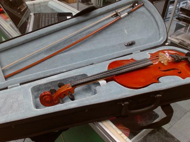 Violon dans case