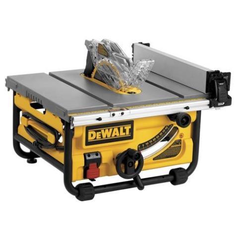 Table saw dewalt jaune et gris