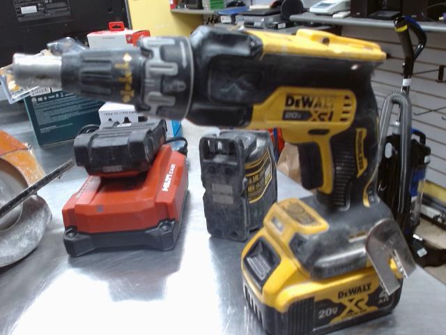 Drill dewalt a gyps av batterie