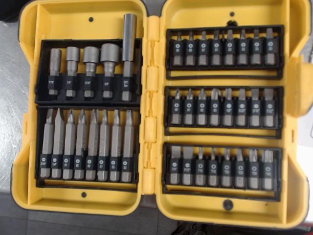 Set de bit de screwdriver jaune